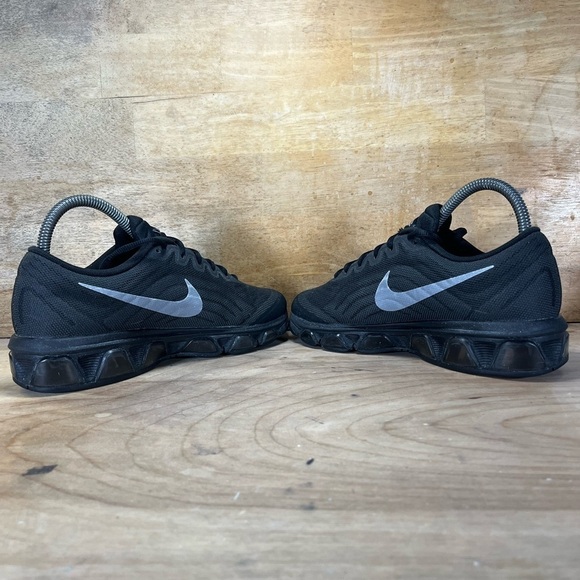 Nike Air Max Tailwind 6 REFLECTIVE Womens Size 6.5 Shoes Sneakers Black Silver - Picture 5 of 9